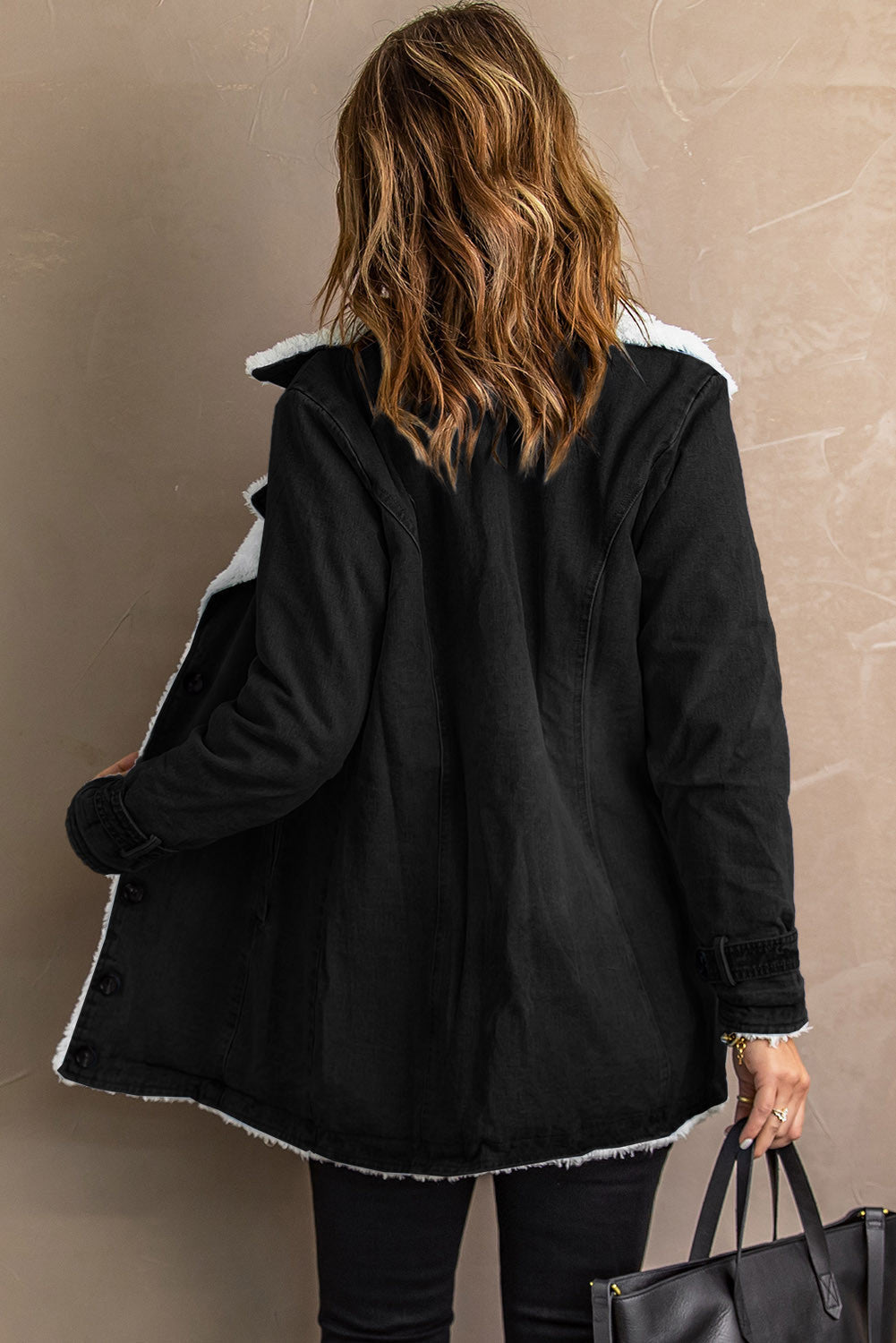 Dam Fleecejacka Vinter Vattenavvisande Mjuk Fleece-4