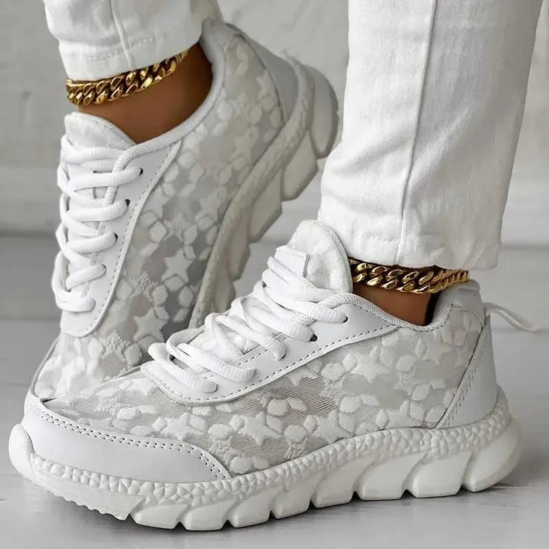 Kvinnors Sneakers Slip-On Mesh Ortopediskt Stöd 5
