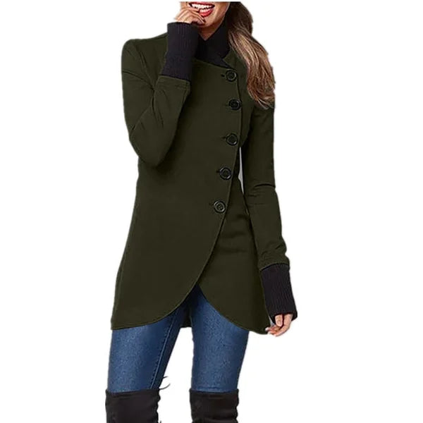 Damjacka Vinterjacka Trendig Polyester Vattenavvisande 9