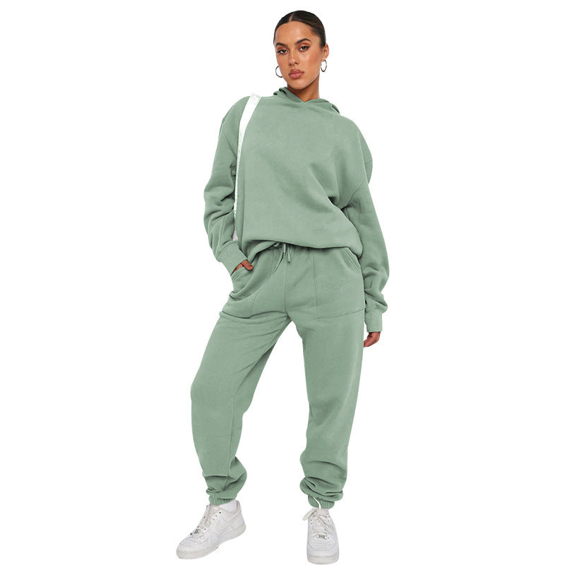 Variant image for Dam Tracksuit Joggingdräkt med Huva Andningsbart Material-21