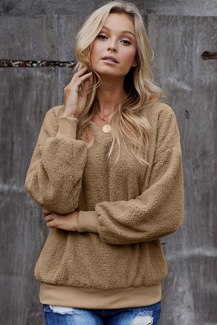 Förtjockad Dam Tröja i Kashmirmix med Rund Krage och Långa Ärmar – Elegant och Bekväm för Kalla Dagar 6