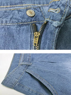 Dam Jeans Snäv Passform Stretchmaterial Denim 3