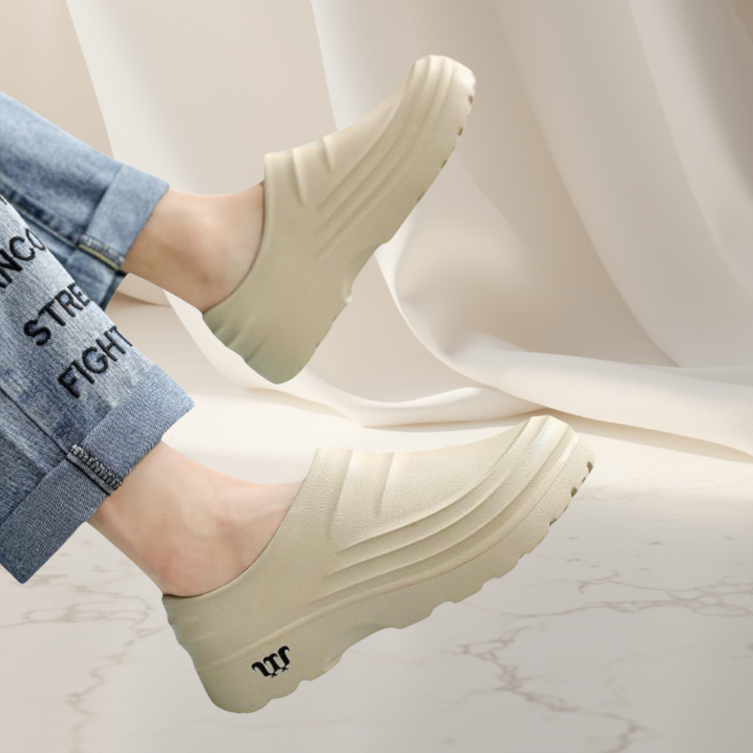 Herrens Slip-On Träskor Vadderad Komfort Trätofflor-6