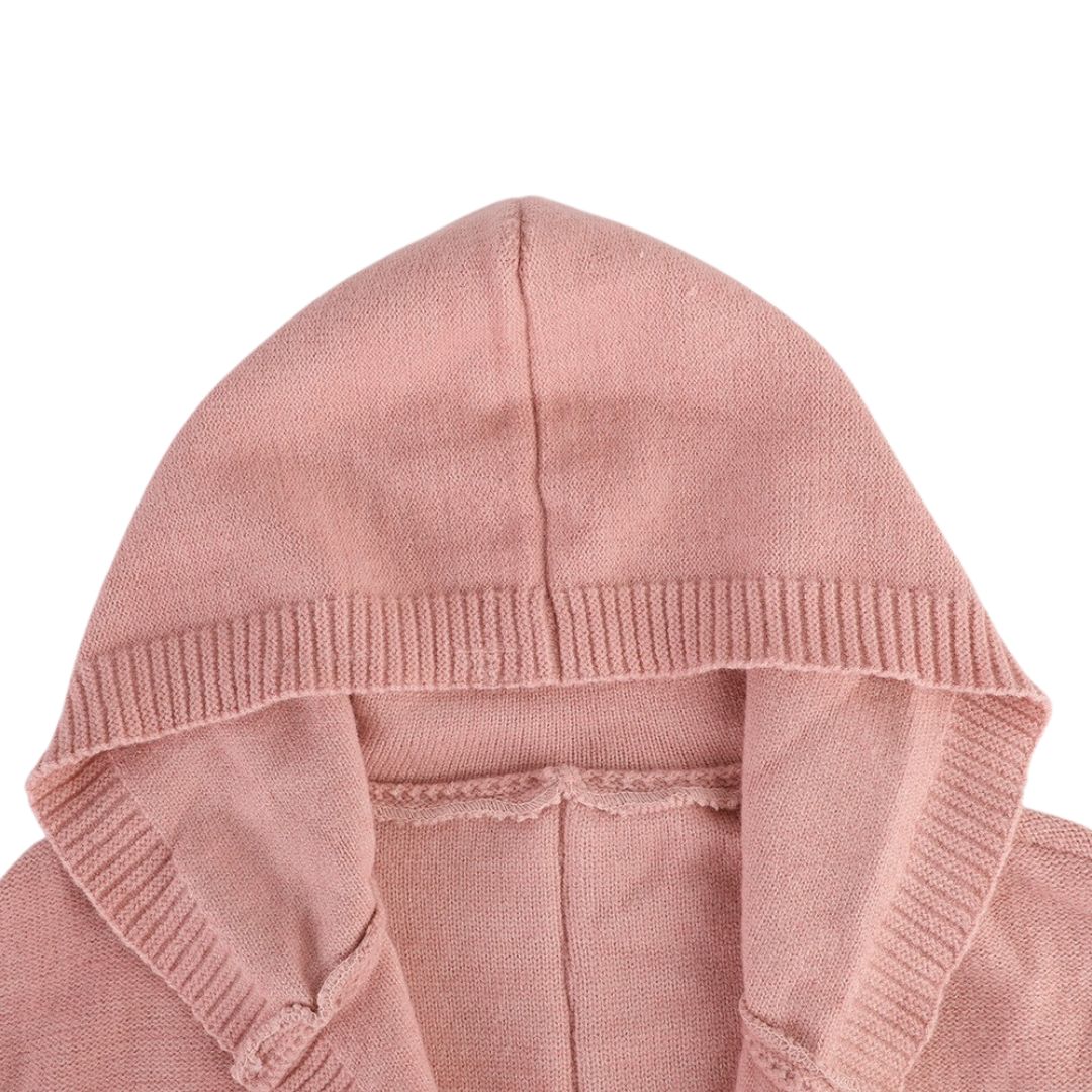 Lång Kofta Dam Avslappnad Stickad Design Högkvalitativt Material-2