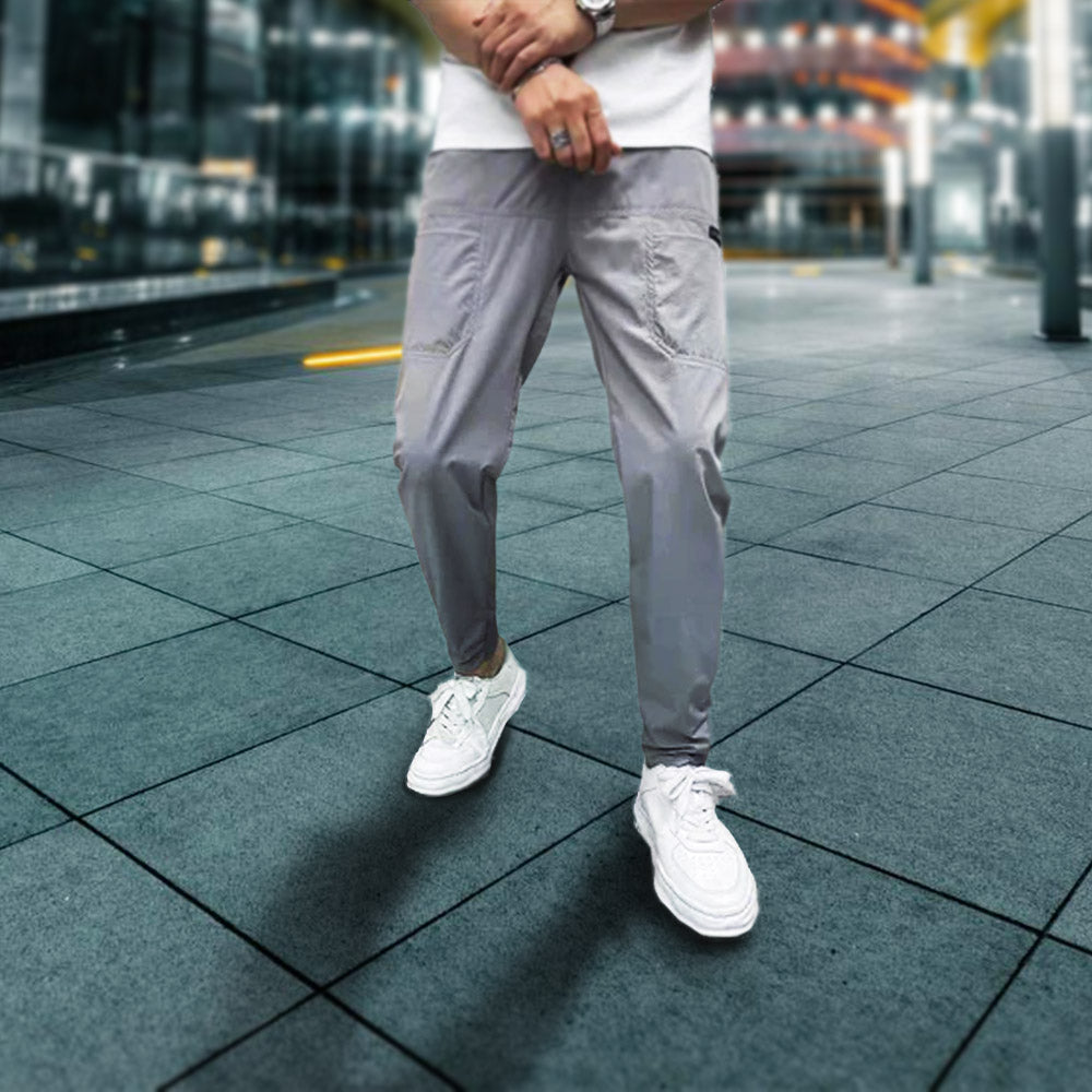 Herr Cargo Byxor Stretch Design för Aktiv Användning-4