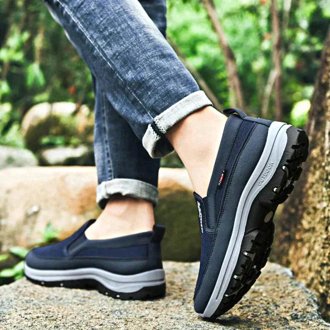 Herren Fritidssko Slip-On Andningsbar Syntetisk Design-5