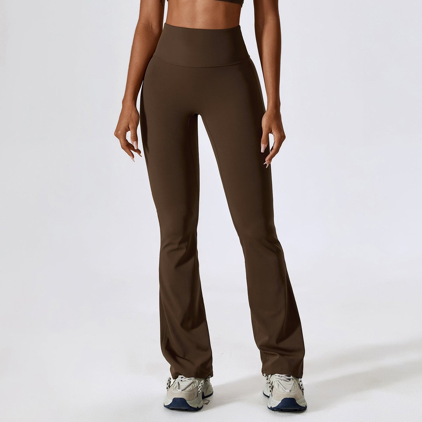 Variant image for Dam Yogabyxor Hög Midja Flare Stretch Nylon-29