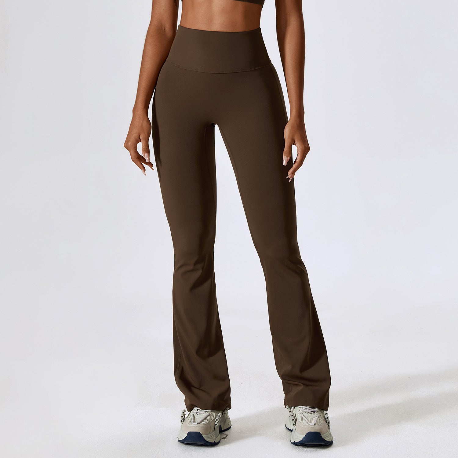 Variant image for Dam Yogabyxor Hög Midja Flare Stretch Nylon-29
