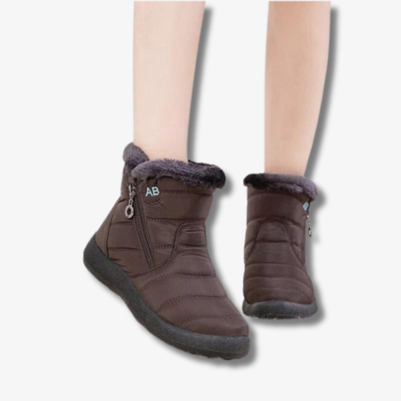 Dam Vinterstövlar Syntetiska Isolerande Komfort Stiliga Design-3