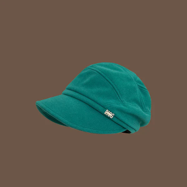 Dam Cabbie Hatt Elegant Bomulls- och Ullmix-5