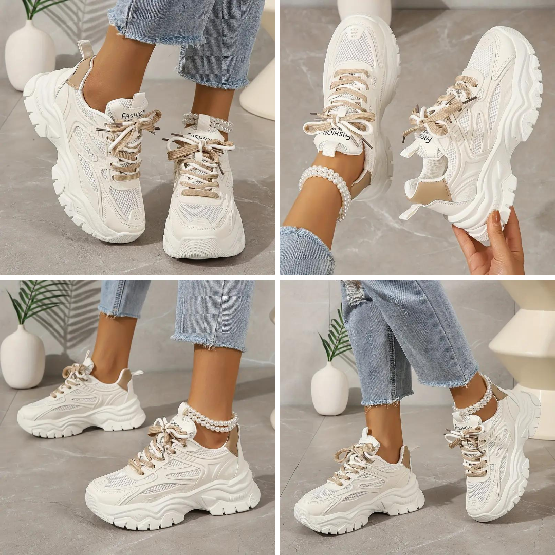 Högkvalitativa Herrsneakers i Syntetmaterial – Modern Design, Bekväm Passform, Finns i Storlek 40-46 5