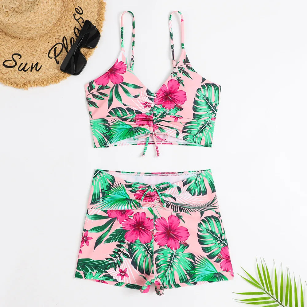 Variant image for Dam Bikini Blomtryck Modern Polyester-25