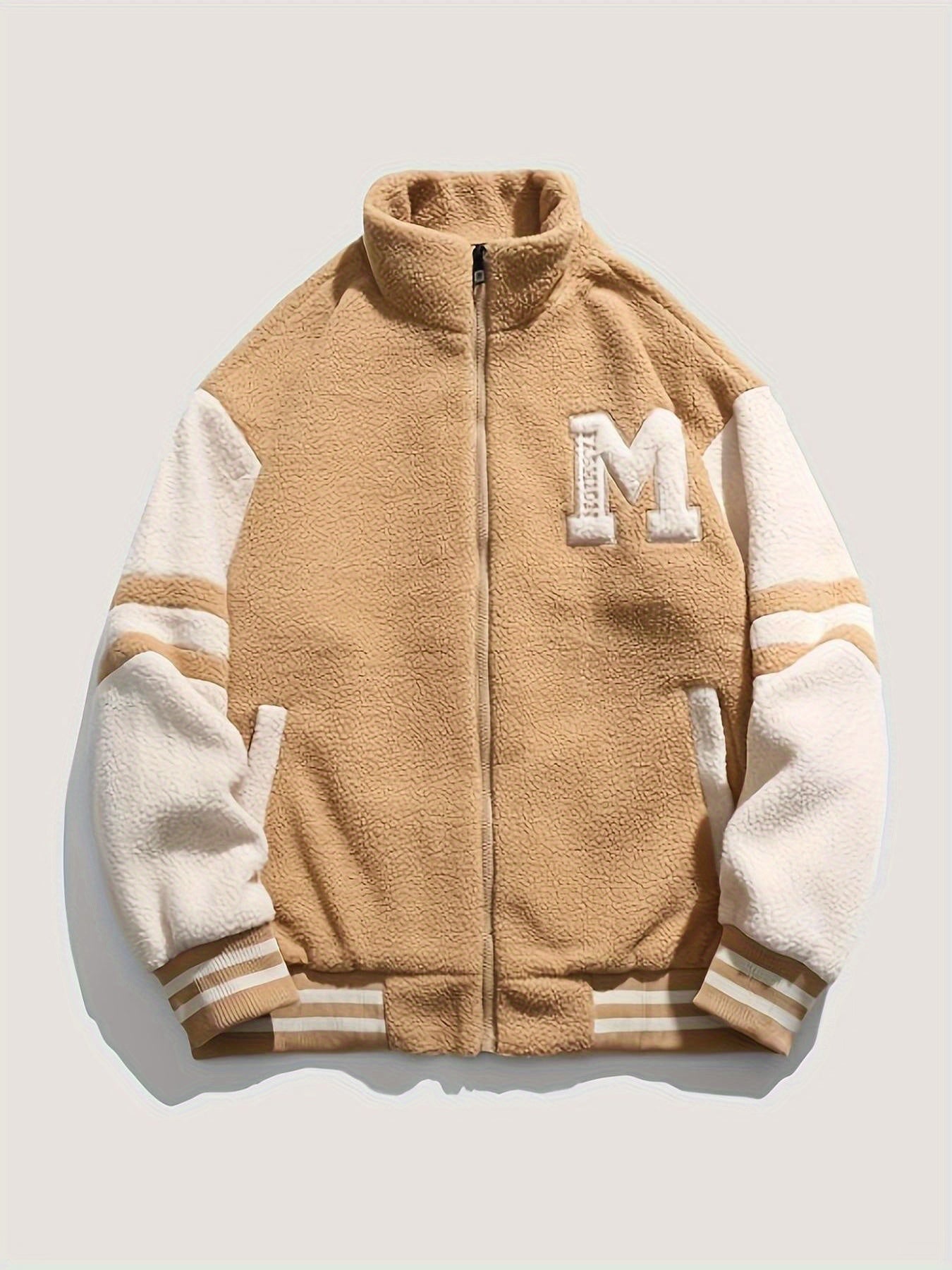 Kvinnors Fritidsjacka Med Tryck Fleece-2