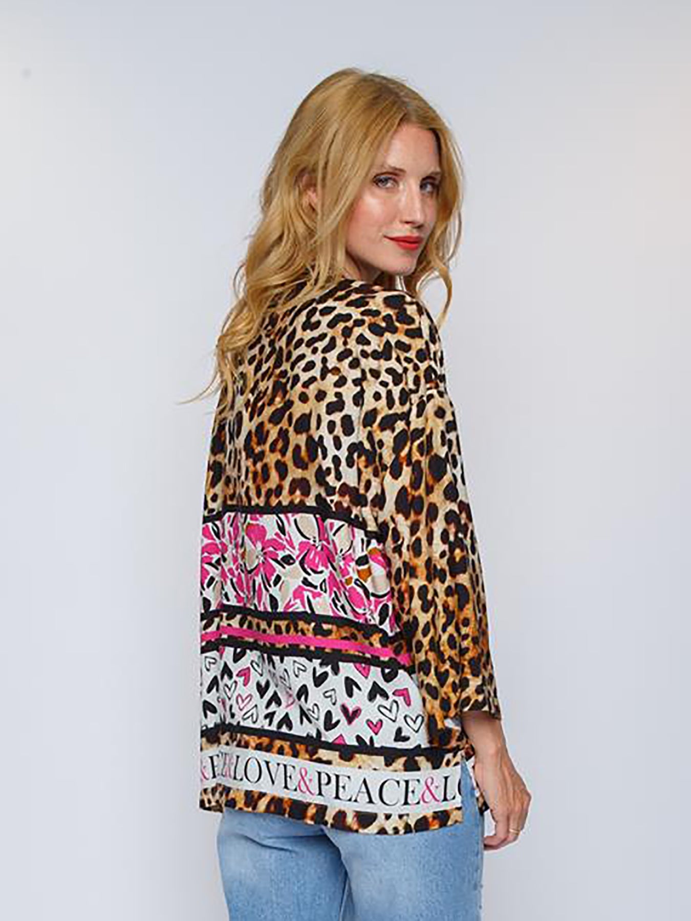 Dam Blus Leo Love Stativkrage Viskos-3