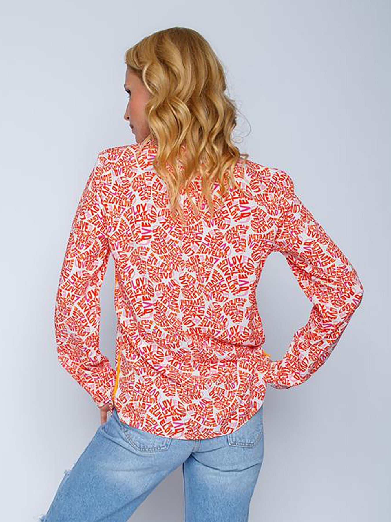 Festtoppar Dam Relaxed Fit Viskos med Kontrastdetaljer-3