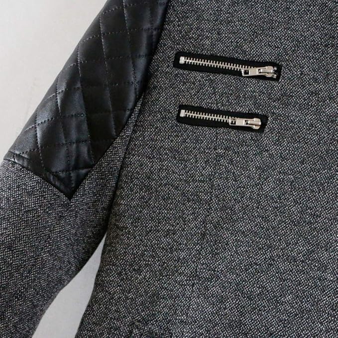 Lång Vinterrock Dam Modern Design Högkvalitativt Material-6