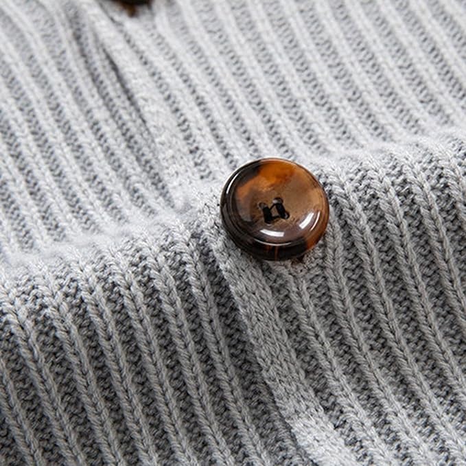 Dam Lång Kofta Stickad Akryl Modern Design-3