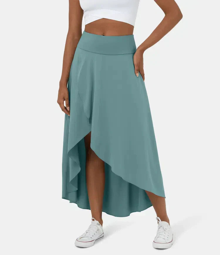 Variant image for Dam Midi Kjol med Inbyggda Shorts i 4-vägs Stretchmaterial-1