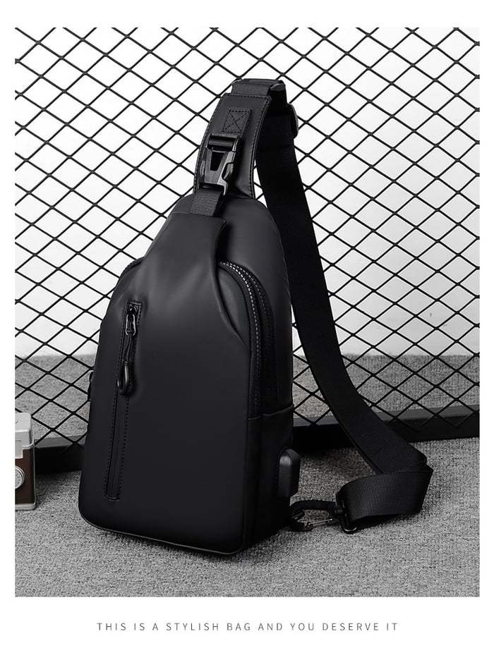 Unisex Axelväska Multifunktionell Hållbart Material-5