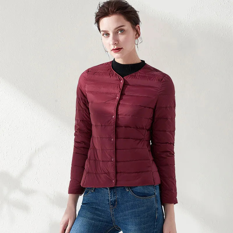 Variant image for Damjacka Quiltad Kragefri Lätt Polyester för Dam-49