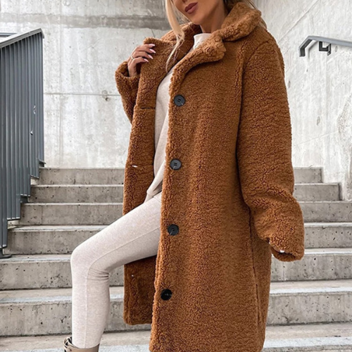 Damjacka Mjuk och Bekväm Design för Kalla Dagar i Mjuk Textil-4