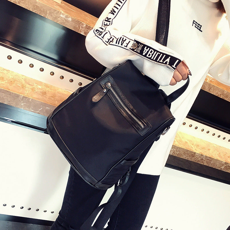 Kvinnors Multifunktionell Ryggsäck Nylon Elegant Minimalistisk-3