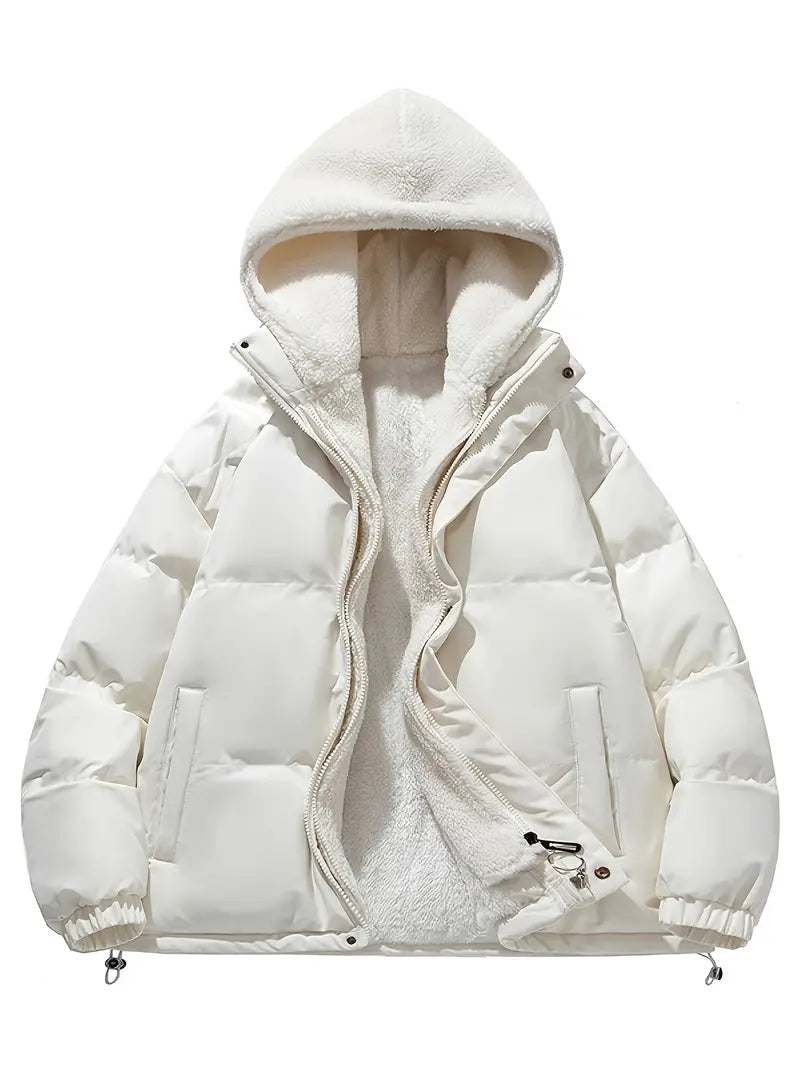 Variant image for Herrjacka Vinter Hoodie Mjuk Fleece-1