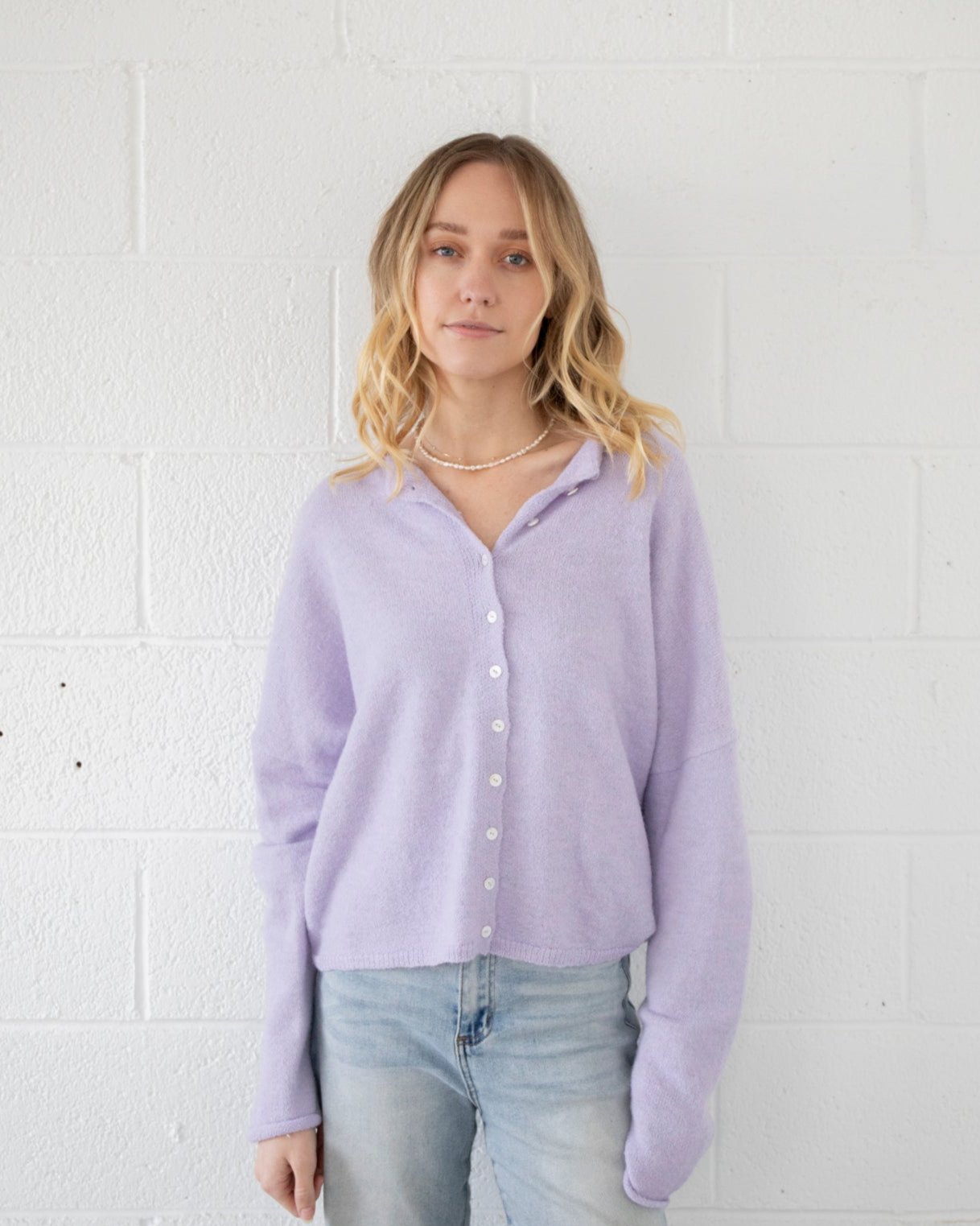 Flerfärgad Cardigan Dam i Mjuk Akryl och Nylon – Lång Kofta för Kalla Dagar, Normal Passform, Perfekt för Avslappnad Stil 7