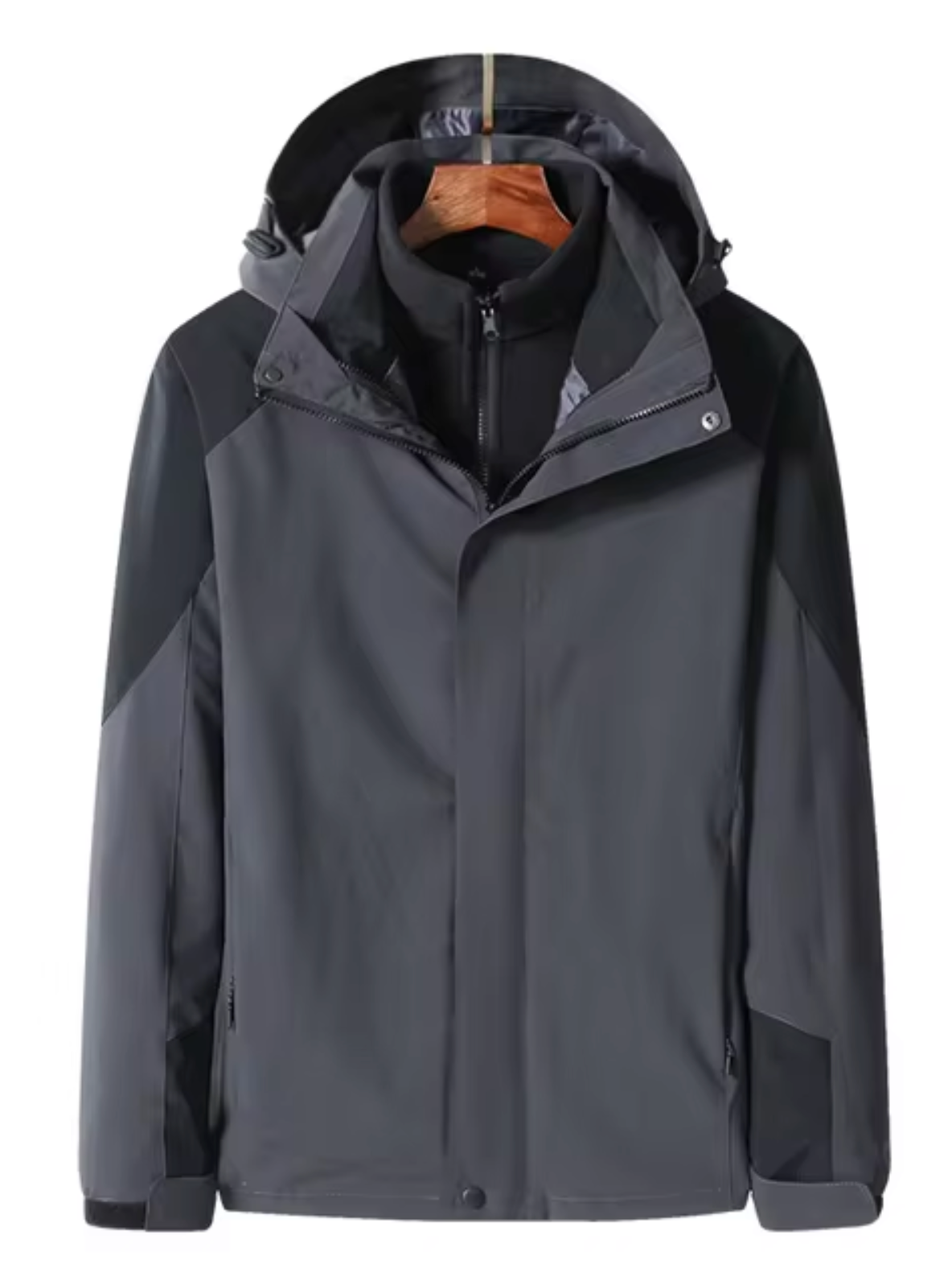 Variant image for Unisex Vattentät Jacka 2-i-1 Design Isolerad För Utomhusaktiviteter-49