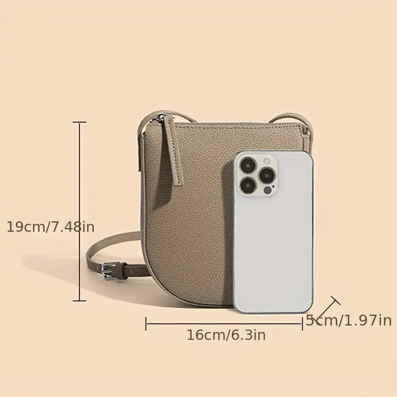 Damväska Kompakt Läder Elegant Accessoar 4