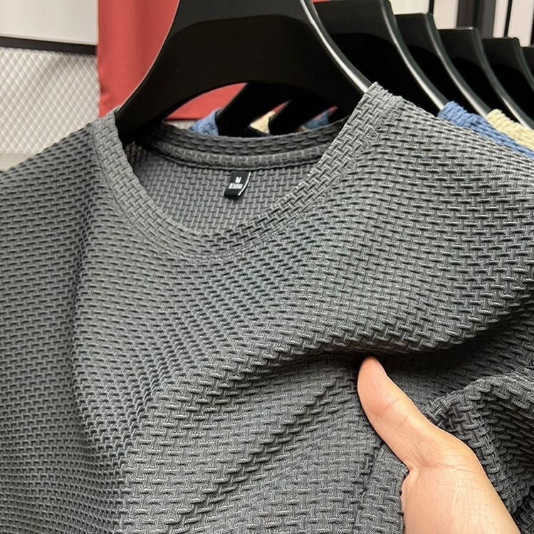 Herrskjorta Kortärmad Modern Bambu Silke 9