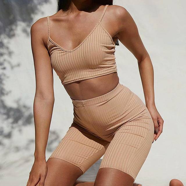 Variant image for Dam Mini Set V-hals Elastisk Spandex-Polyester-1