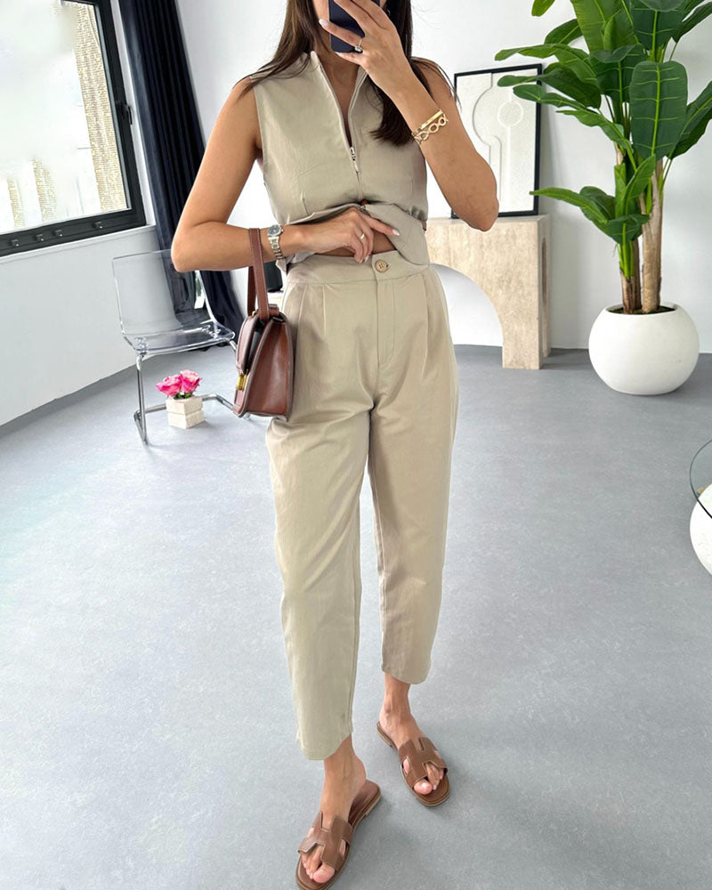 Tvådelat Set Dam Chic Design Polyester och Bomull 5