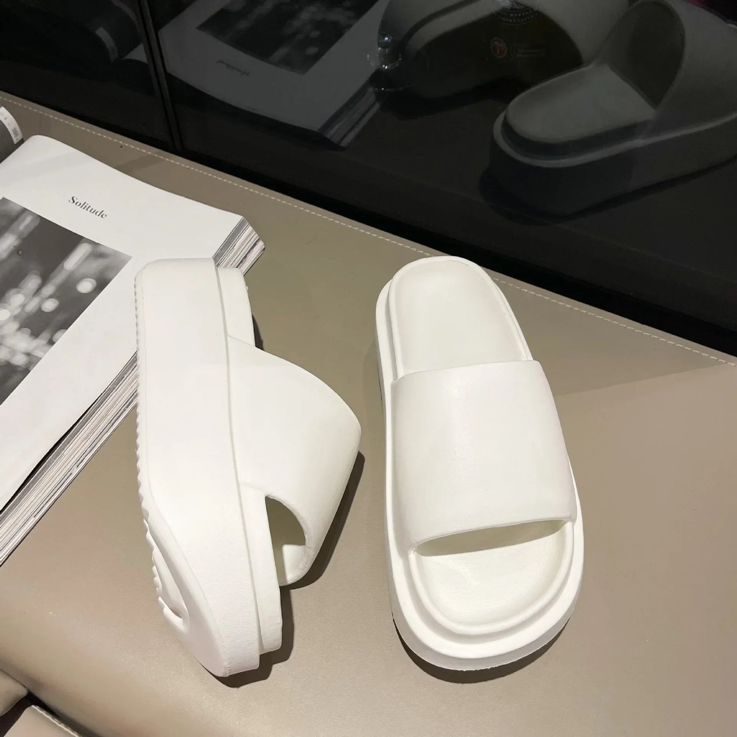 Dam Sandaler Plattform EVA Antisklid Design 8 cm Sula 4