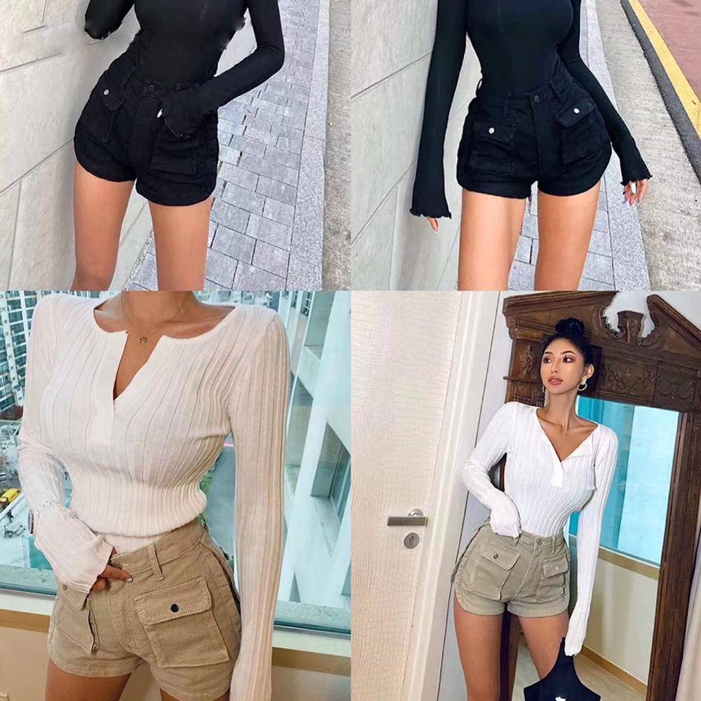 Herr Shorts Dekorativa Fickor 100% Bomull Regelbunden Passform-2