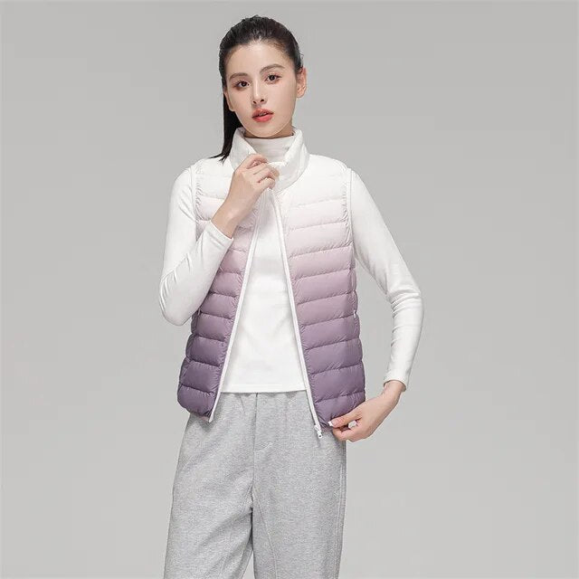 Variant image for Dunväst Dam Ärmlös Ultralätt Nylon och Polyester-19