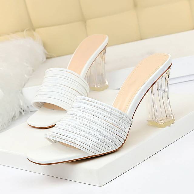 Variant image for Dam Sandaler Hög Klack Plattform PU-Läder-4