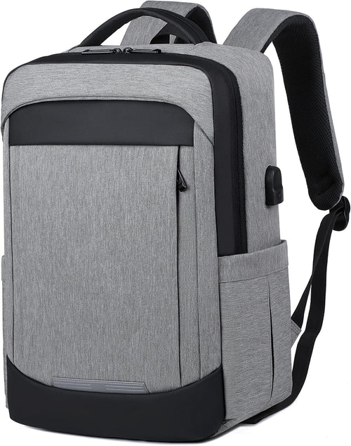 Ryggsäck för 17-tums Laptop – Minimalistisk Design, Hållbart Syntetmaterial, Justerbara Axelremmar, Vattentålig, 20 Liter 1
