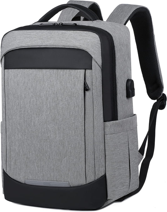 Ryggsäck för 17-tums Laptop – Minimalistisk Design, Hållbart Syntetmaterial, Justerbara Axelremmar, Vattentålig, 20 Liter 1
