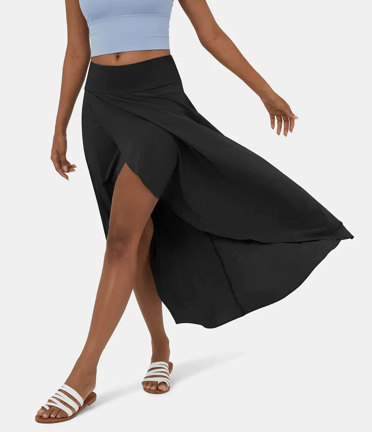 Variant image for Dam Midi Kjol med Inbyggda Shorts i 4-vägs Stretchmaterial-11