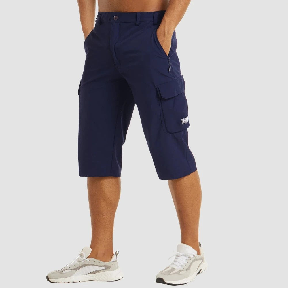 Dam Militärshorts Hög Midja Polyester-2