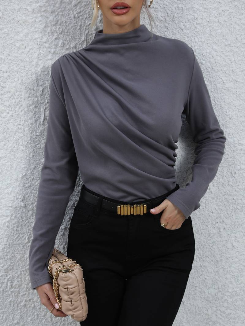 Variant image for Dam Topp Hög Halsringning Snabbtorkande Polyester-1