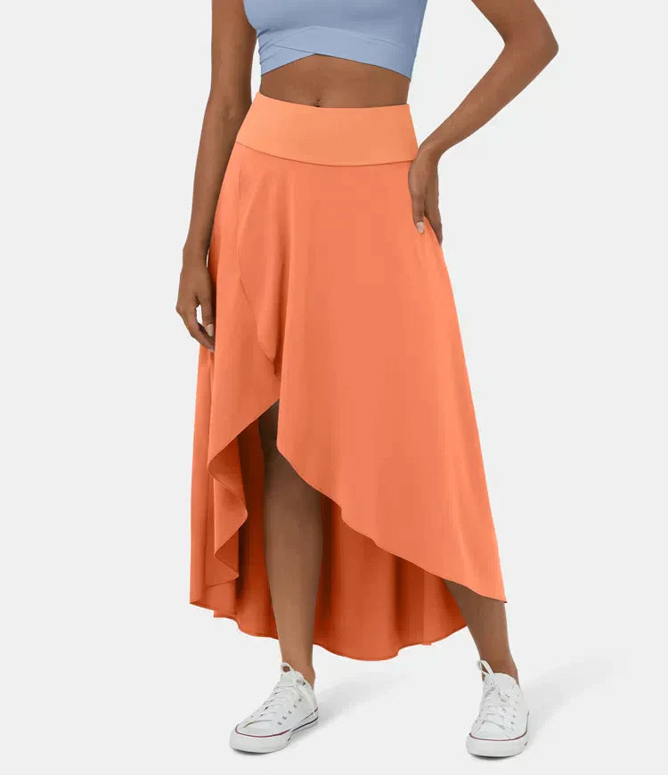 Variant image for Dam Midi Kjol med Inbyggda Shorts i 4-vägs Stretchmaterial-51