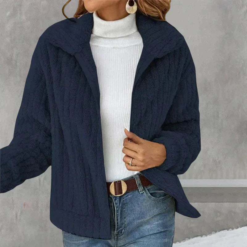 Dam Fleecejacka Modern Chic Fleece för Komfort och Stil-6