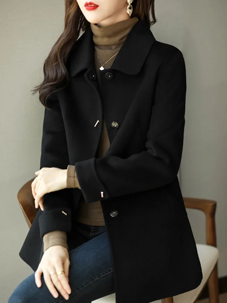 Variant image for Lång Trenchcoat Dam Med Midjeband Polyester Khaki-1