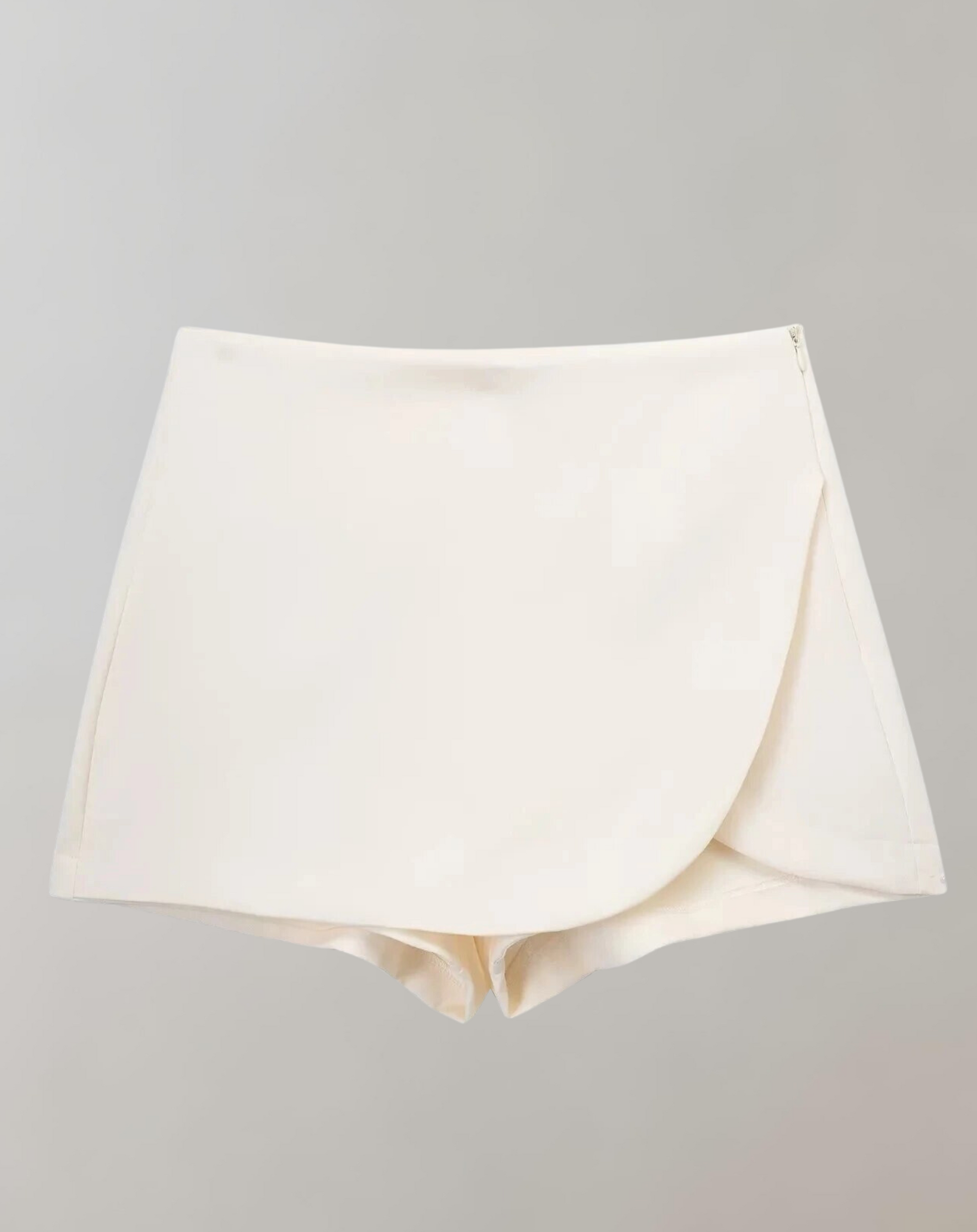 Dam Mini Kjolar Shorts Asymmetrisk Mjukt Tyg-2