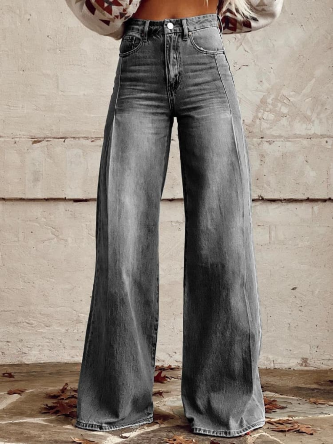 Dam Bredbyxor Elegant Polyester-2