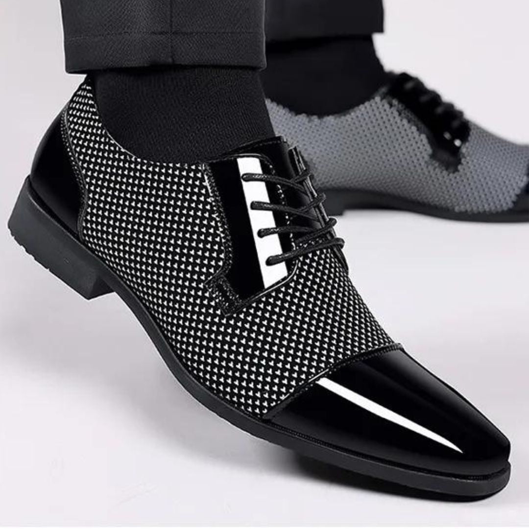 Variant image for Mäns Oxfords Snörskor Veganläder-12