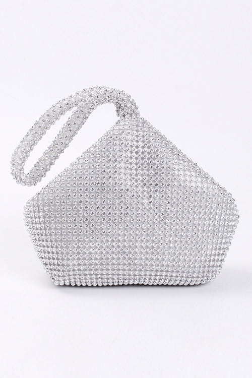 Kvinnors Clutch Väska Glittrande Strass-1