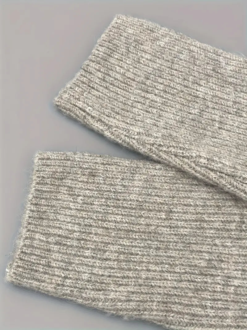 Dam Kofta Öppen Etniskt Mönster Mjuk Stickad Kvalitet-5